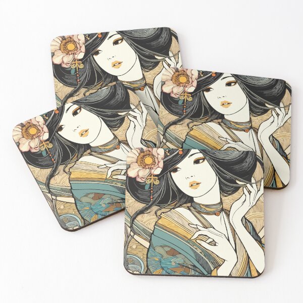 Item preview, Art Nouveau Geisha designed and sold by Fregoli 2D.