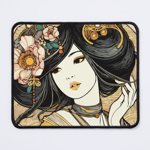 Item preview, Art Nouveau Geisha designed and sold by Fregoli 2D.