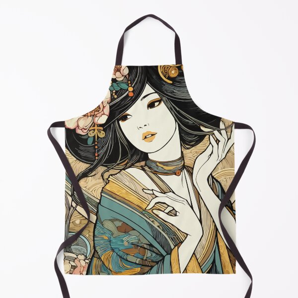 Item preview, Art Nouveau Geisha designed and sold by Fregoli 2D.