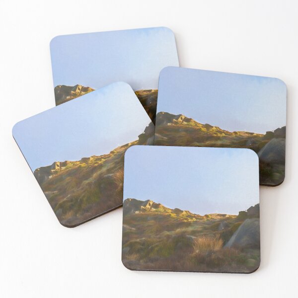 Item preview, Peak District digital painting The Roaches at sunrise. designed and sold by RobThorley.