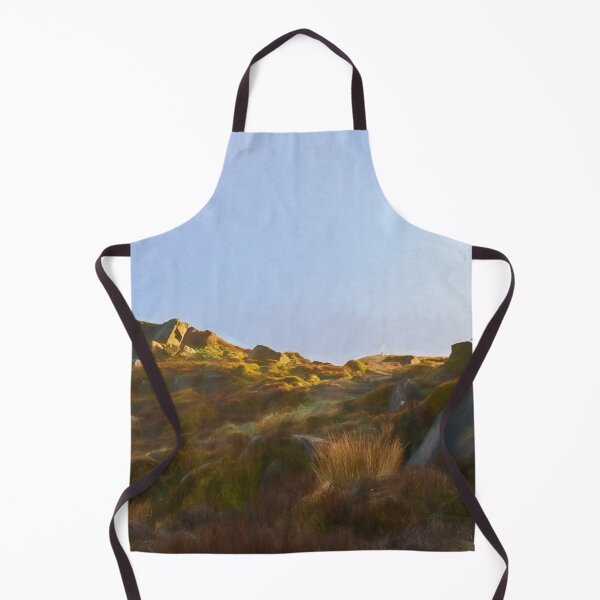Item preview, Peak District digital painting The Roaches at sunrise. designed and sold by RobThorley.