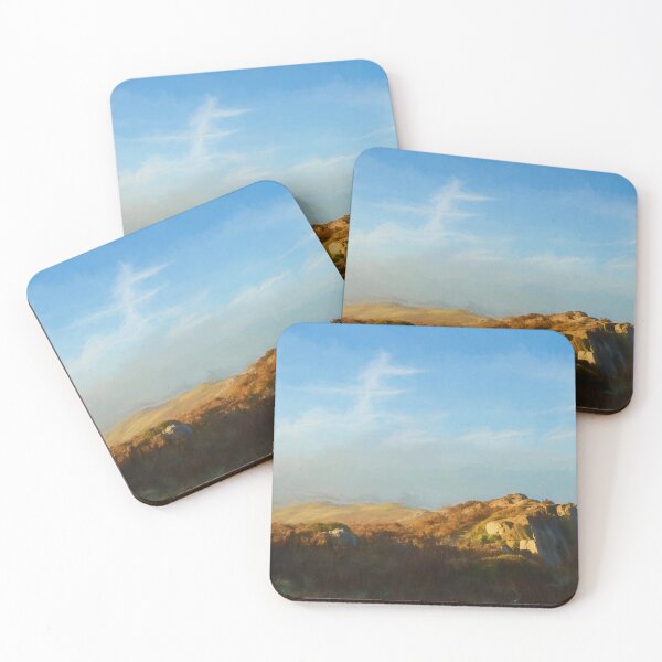 Item preview, Peak District digital painting The Roaches at sunrise. designed and sold by RobThorley.