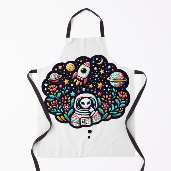 Item preview, Cosmic Voyage Alien daydreams designed and sold by FOLK ART FUSION.