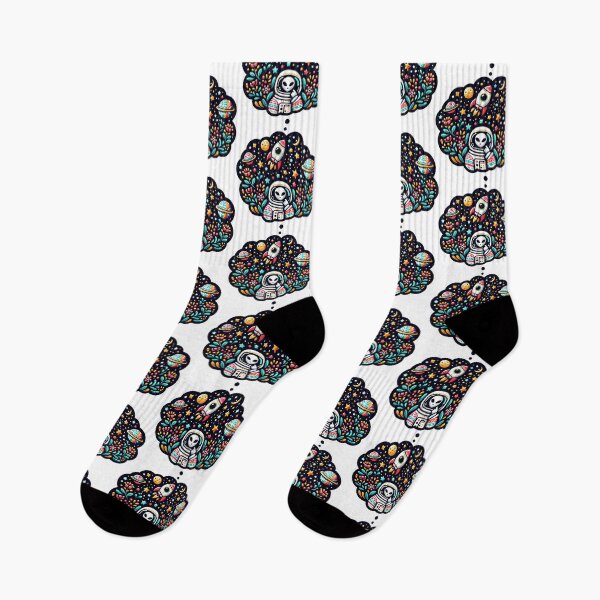 Item preview, Cosmic Voyage Alien daydreams designed and sold by FOLK ART FUSION by heidiannemorris.