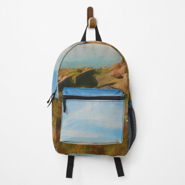 Item preview, Peak District digital painting The Roaches at sunrise. designed and sold by RobThorley.