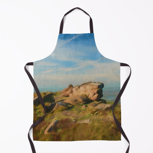 Item preview, Peak District digital painting The Roaches at sunrise. designed and sold by RobThorley.