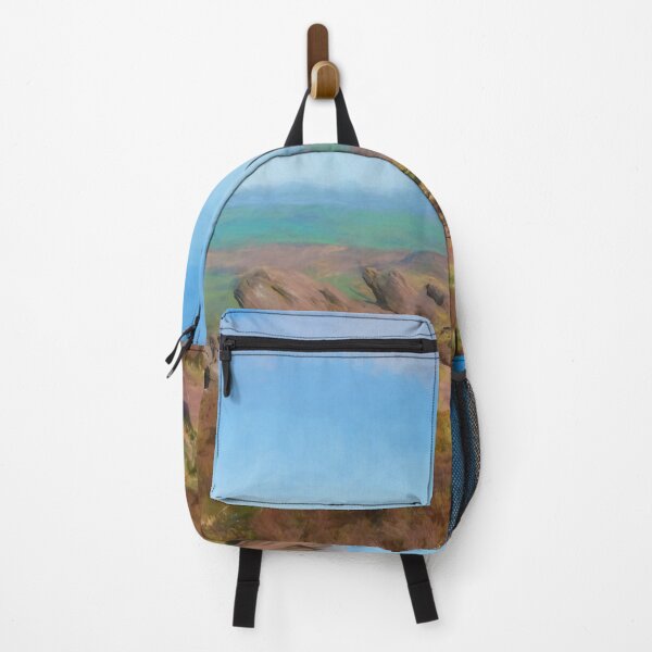 Item preview, Peak District digital painting The Roaches at sunrise. designed and sold by RobThorley.