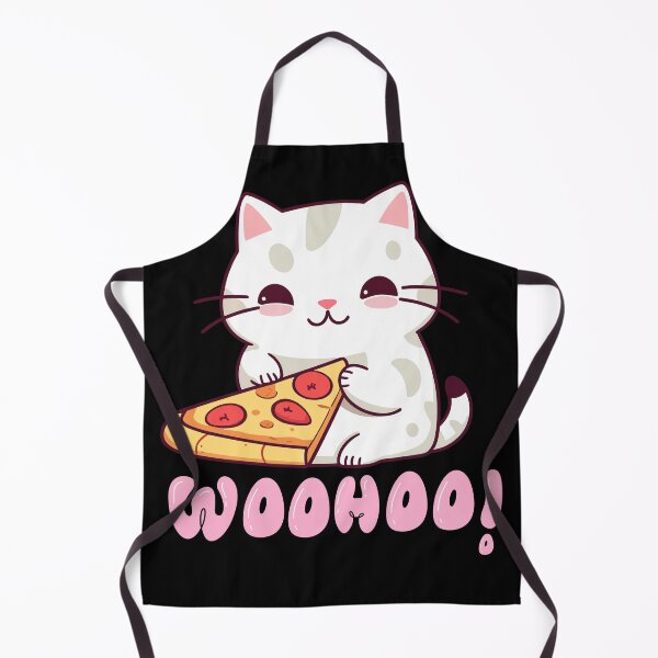 Item preview, Adorable Cat with Pizza designed and sold by Kaidynz.
