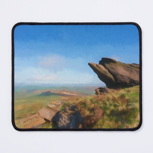 Item preview, Peak District digital painting The Roaches at sunrise. designed and sold by RobThorley.