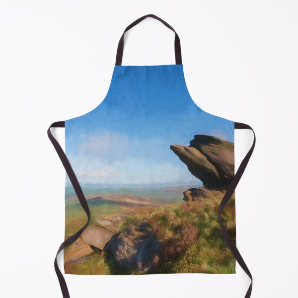 Item preview, Peak District digital painting The Roaches at sunrise. designed and sold by RobThorley.