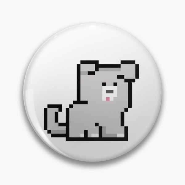 Item preview, Pixel dog sticker designed and sold by TheOneTrueDoggo.