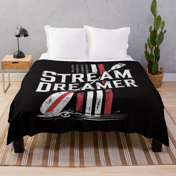 Item preview, Stream Dreamer - Kayaking Adventure with American Flag, Outdoor Enthusiast Shirt designed and sold by HOMEDESIGNPRINT.