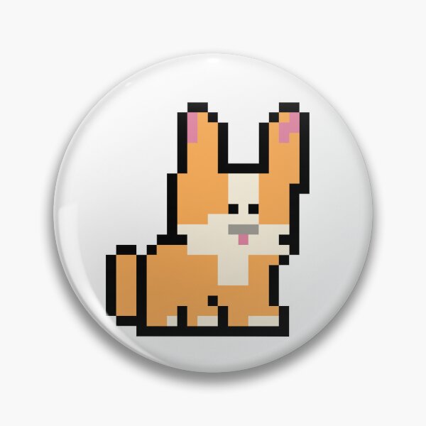 Item preview,  Pixel dog sticker designed and sold by TheOneTrueDoggo.
