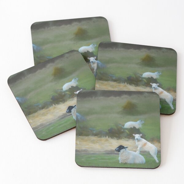 Item preview, Peak District digital painting The Roaches at sunrise. designed and sold by RobThorley.