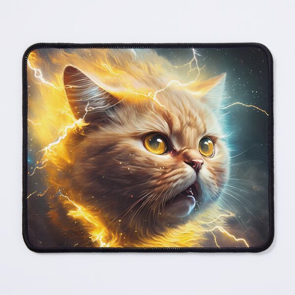 Item preview, lightning cat designed and sold by Krasnovaovaova.