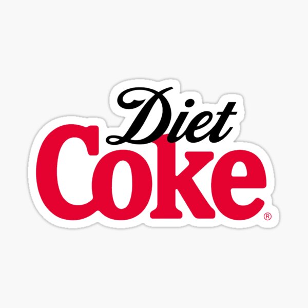 Diet Coke logo Sticker