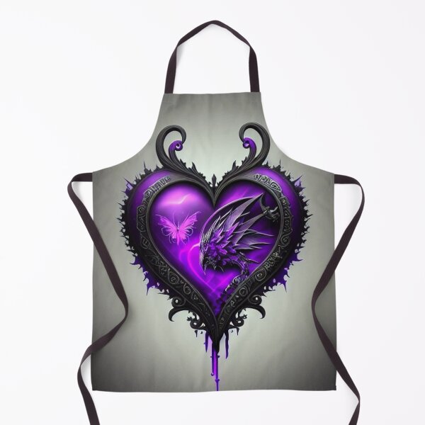 Aperçu de l'œuvre Coeur gothique violet créée et vendue par BiancaDPetals.