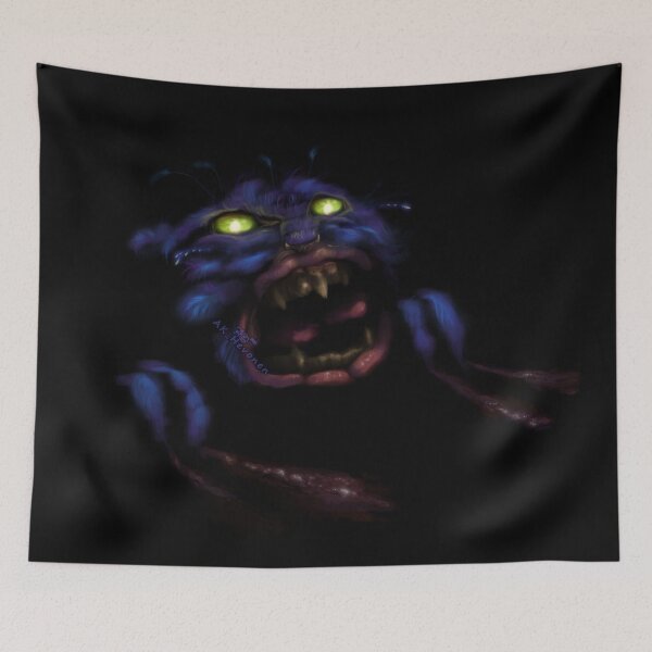 Item preview, Angry blue cat painting 1 of 2 designed and sold by AK-Hevonen.