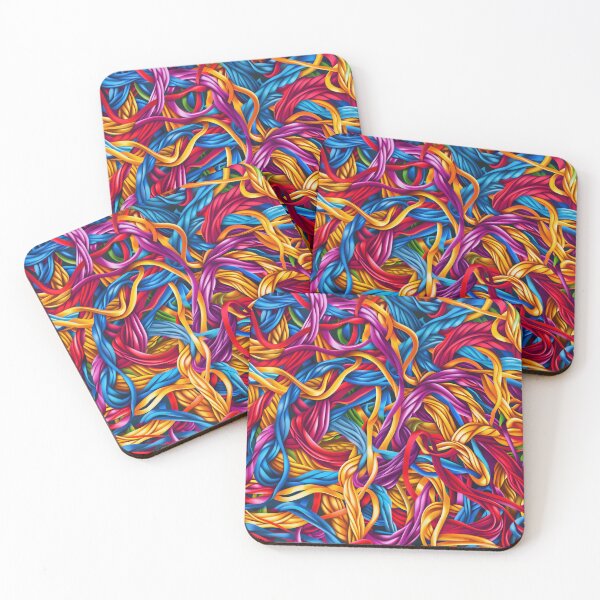 Item preview, Colorful Yarn Tangles designed and sold by SimoneBalman.