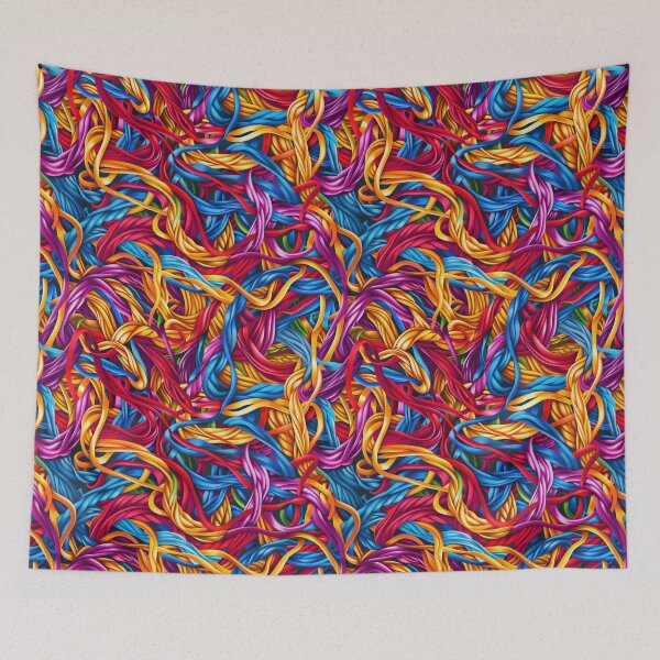 Item preview, Colorful Yarn Tangles designed and sold by SimoneBalman.
