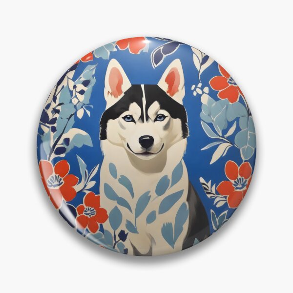 Artikelvorschau, Siberian Husky inspiriert von Henri Matisse entworfen und verkauft von bloomandbark.