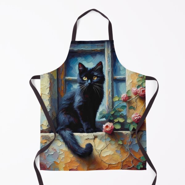 Item preview, Cat on a window ledge designed and sold by Vibranta Studio.
