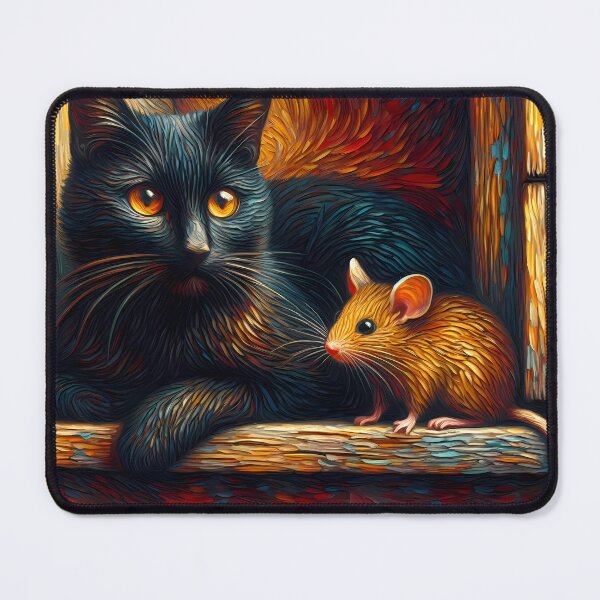 Item preview, Cat and mouse designed and sold by Vibranta Studio.
