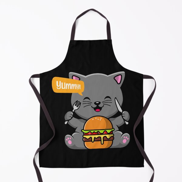 Item preview, Cute Tiny Kitten Eating Burger designed and sold by Kaidynz.