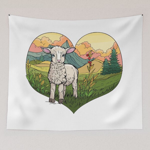 Item preview, Cute Sheep designed and sold by Lovelyjoy22.