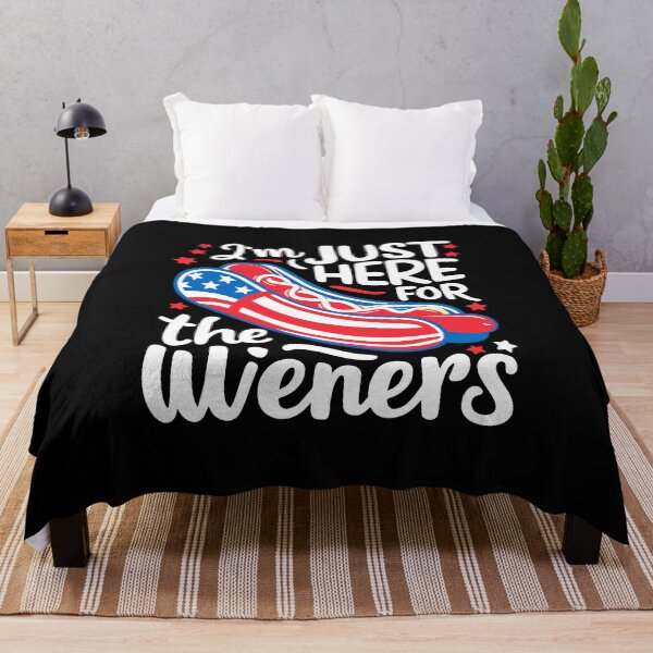 Item preview, Just here weiners hotdogs freedom flag independence barbecues designed and sold by w1ckerman.