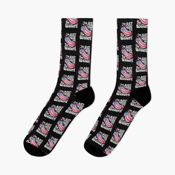 Item preview, Just here weiners hotdogs freedom flag independence barbecues designed and sold by w1ckerman.