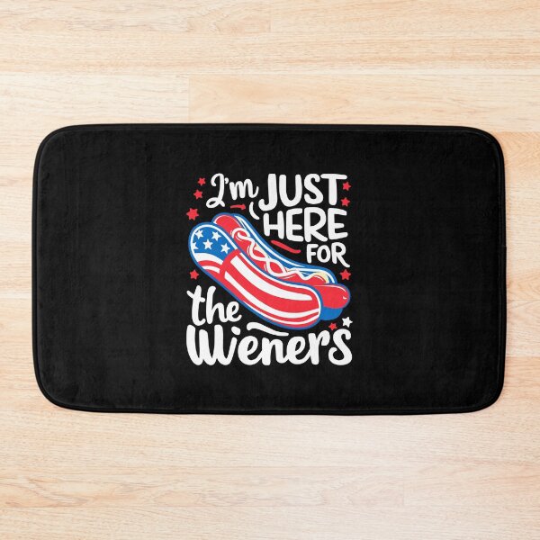Item preview, Just here weiners hotdogs freedom flag independence barbecues designed and sold by w1ckerman.