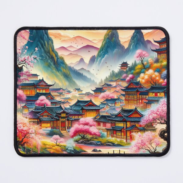 Item preview, AAPI Essence in Brushwork Landscapes designed and sold by Divyansh200102.
