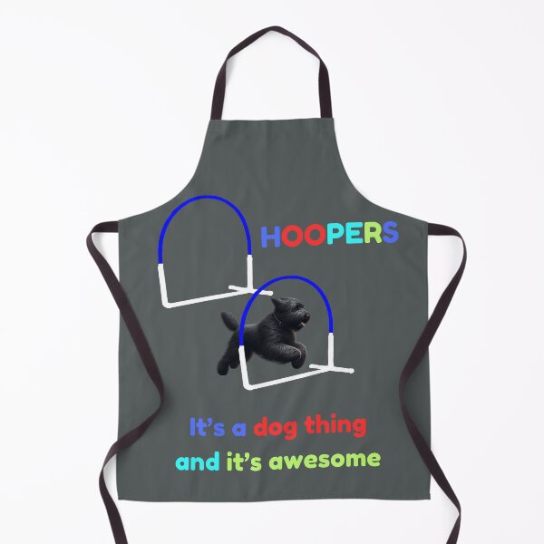 Item preview, Dog Hoopers - Hoopers, it's a Dog thing and it's awesome with a Black Briard dog designed and sold by LBKdesigns.