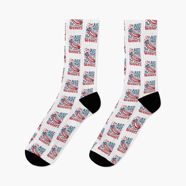 Item preview, Just here weiners hotdogs freedom flag independence barbecues designed and sold by w1ckerman.