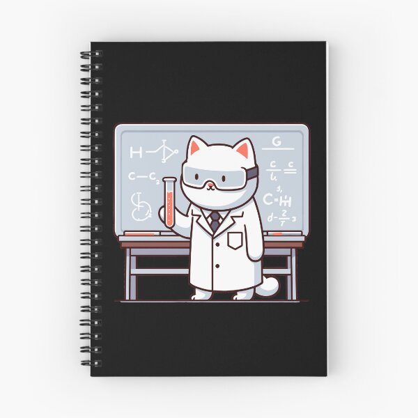 Item preview, Scientist Cat, labolatory  med student cation designed and sold by CyfroweMysli.