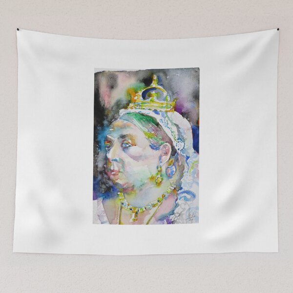 Item preview, QUEEN VICTORIA - watercolor portrait designed and sold by lautir.