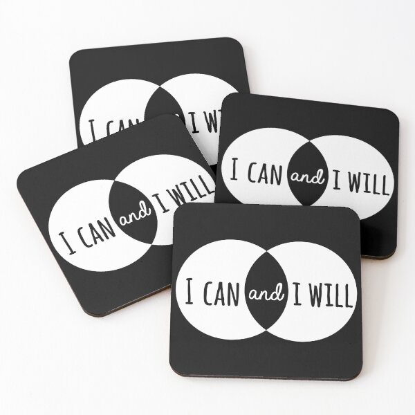 Item preview, Empowerment in Design: 'I Can And I Will' - Find it on Redbubble! designed and sold by Luxuriously.