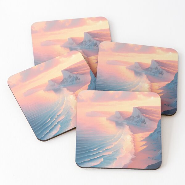 Item preview, Art image of a beach sunset designed and sold by cmphotographs.