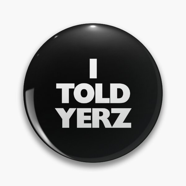 Item preview, I TOLD YA Challengers White on Black Middlesbrough Remix designed and sold by Logo-A-GoGo.
