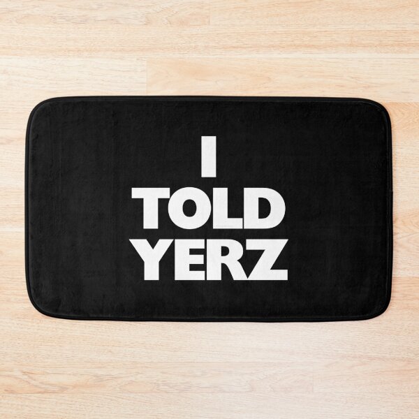 Item preview, I TOLD YA Challengers White on Black Middlesbrough Remix designed and sold by Logo-A-GoGo.