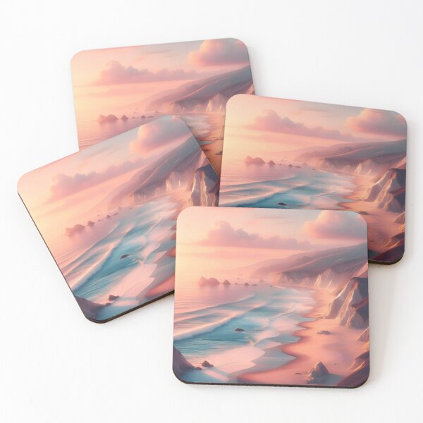 Item preview, Art image of a beach sunset designed and sold by cmphotographs.