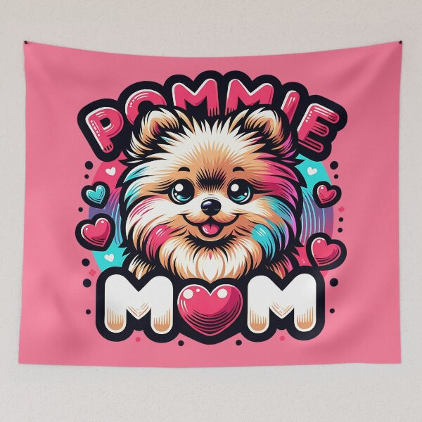 Item preview, Pommie Mom: Cute Pomeranian Design for Dog Lovers, Trendy Creative Designs, Mother's Day, Birthday Gift, Dog Lovers, Pet Owners designed and sold by ATSCreationsZA.