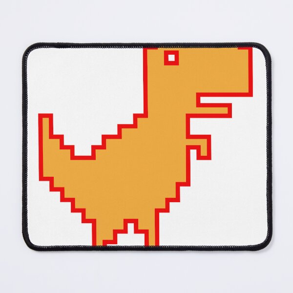 Item preview, Chrome Dino (orange) - UX Designer | Graphic Designer | Software Developer Stickers designed and sold by PoshPixel.