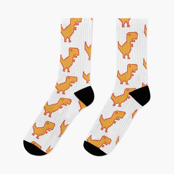 Item preview, Chrome Dino (orange) - UX Designer | Graphic Designer | Software Developer Stickers designed and sold by PoshPixel.