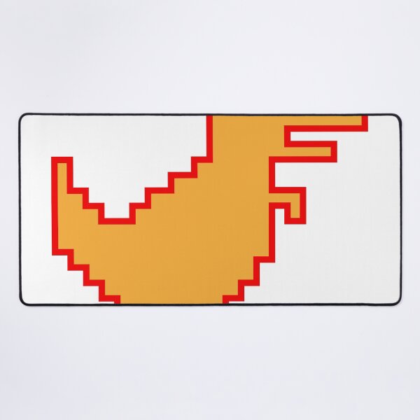 Item preview, Chrome Dino (orange) - UX Designer | Graphic Designer | Software Developer Stickers designed and sold by PoshPixel.