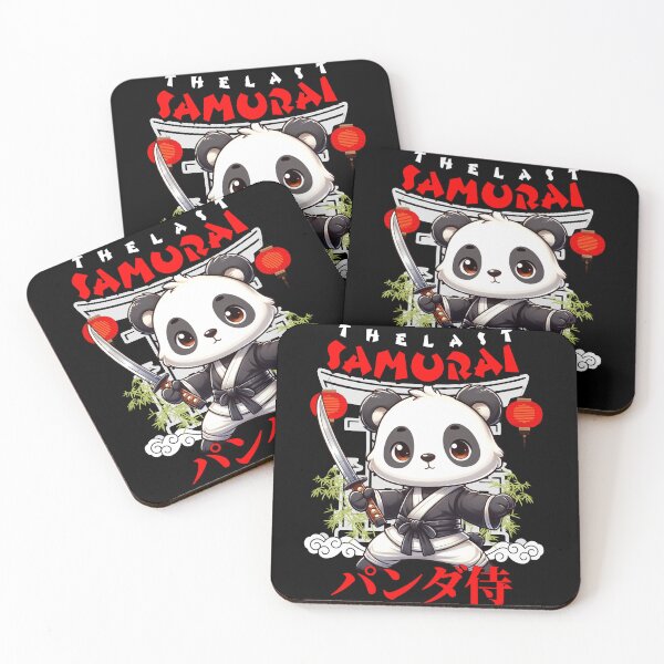 Item preview, Japanese Panda The Last Samurai - Gift for Animal and Anime lovers, kids designed and sold by InkyGenies.
