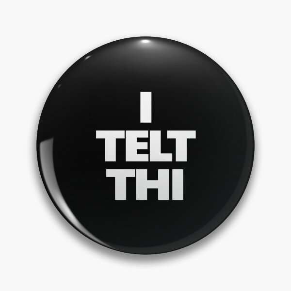Item preview, I TOLD YA Challengers White on Black Yorkshire Remix designed and sold by Logo-A-GoGo.