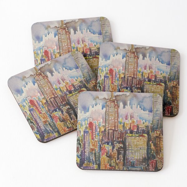 Item preview, New York Skyline , Watercolour Inks designed and sold by Luke Bailey.