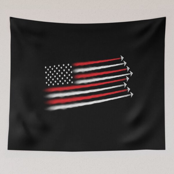 Item preview, Patriotic American Flag USA Airplane Jet Bomber 4th of July Independence Day designed and sold by LumbardaDesigns.